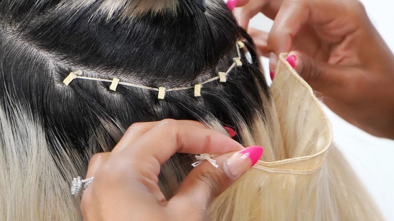 Ways To Work INTACTE Hand-Tied Wefts Extensions into Office Styles