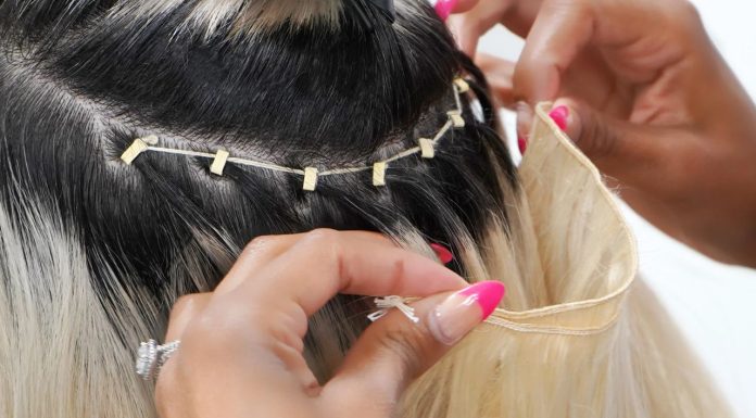 Ways To Work INTACTE Hand-Tied Wefts Extensions into Office Styles